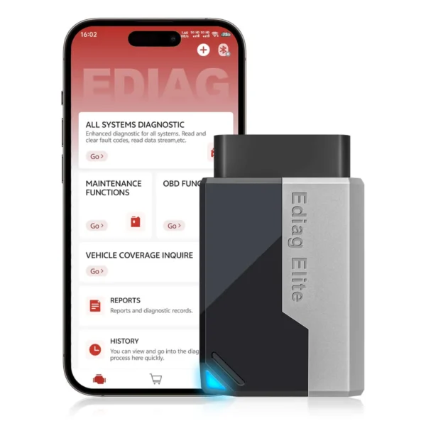KINGBOLEN EDIAG ELITE Free Update CANFD&FCA All System Diagnostic Tool Bidirectional Test OBD2 Scanner - Image 2