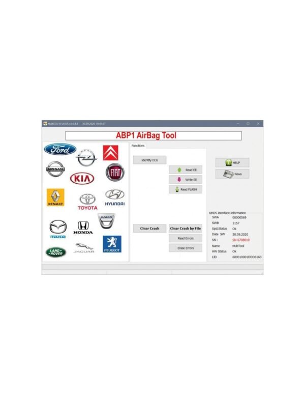 ABP1 - AirBag Crash Erase pack